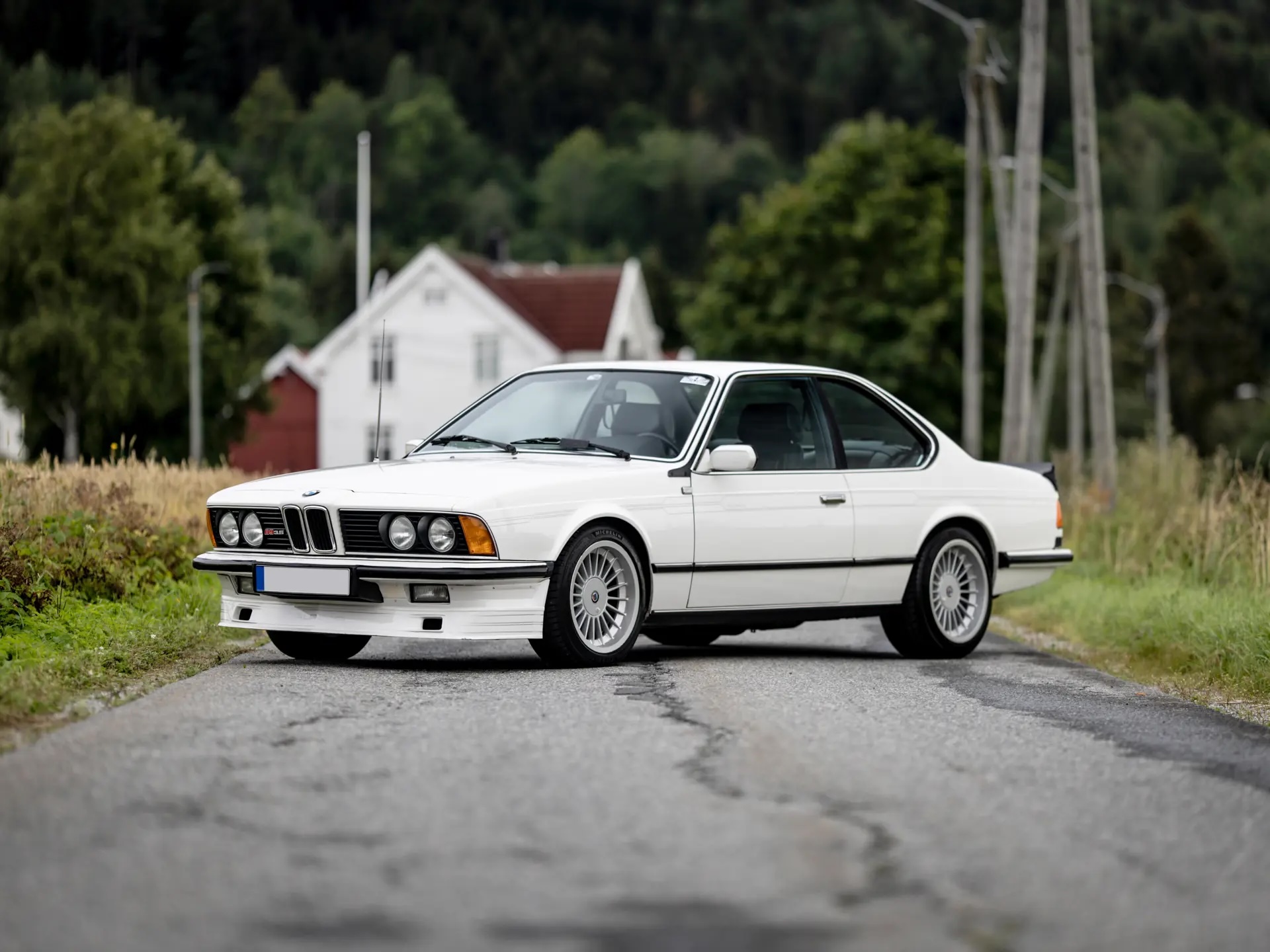 A 1983 white BMW similar to the one Lisa was last seen in.